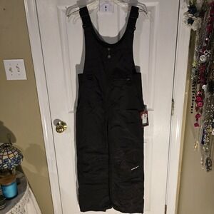 Outdoor Gear‎ Black Snow Bib Overalls Pants Kids Size Large Winter Ski Snowboard